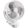 VEVOR Ventilador Portátil con Clip Batería Doble, 4 Velocidades 3 Fijas y 1 Modo de Circulación, Ventilador con Pinza hasta 139 CFM Motor de Cobre USB-C Cable 1 m para Escritorio Oficina Viaje Camping