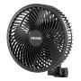VEVOR Ventilador con Clip de Cultivo Paquete de 2, Type-C, Doble Motor, 10 Velocidades 9 Fijas y 1 Modo Circulación, Cable 1,5 m, Ventilador con Clip Oscilante 125 CFM para Plantas Invernadero Interior