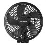 VEVOR Ventilador con Clip de Cultivo Paquete de 2, Type-C, Doble Motor, 10 Velocidades 9 Fijas y 1 Modo Circulación, Cable 1,5 m, Ventilador con Clip Oscilante 125 CFM para Plantas Invernadero Interior