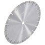 VEVOR Disco de Corte de Diamante 350 mm Disco de Diamante Húmedo o Seco Hoja de Sierra con Dientes Planos 12 mm Diámetro del Orificio Central Universal 25,4 mm Para Hormigón, Azulejos, Ladrillo