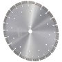 VEVOR Diamond Saw Blade, 14 inch/350 mm Concrete Saw Blade for Wet or Dry Work, 0.47 inch/12 mm Wavy Teeth, Diamond Segment Saw Blade, Universal Center Hole Diameter 1 inch/25.4 mm, for Concrete, Cement Slabs, Tiles, Bricks