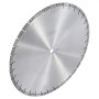 VEVOR Diamond Saw Blade, Concrete Saw Blade 50 cm for wet or dry work, 12 mm diamond segment saw blade with angled teeth, center hole diameter 25.4 mm, for concrete, cement slabs, tiles, bricks