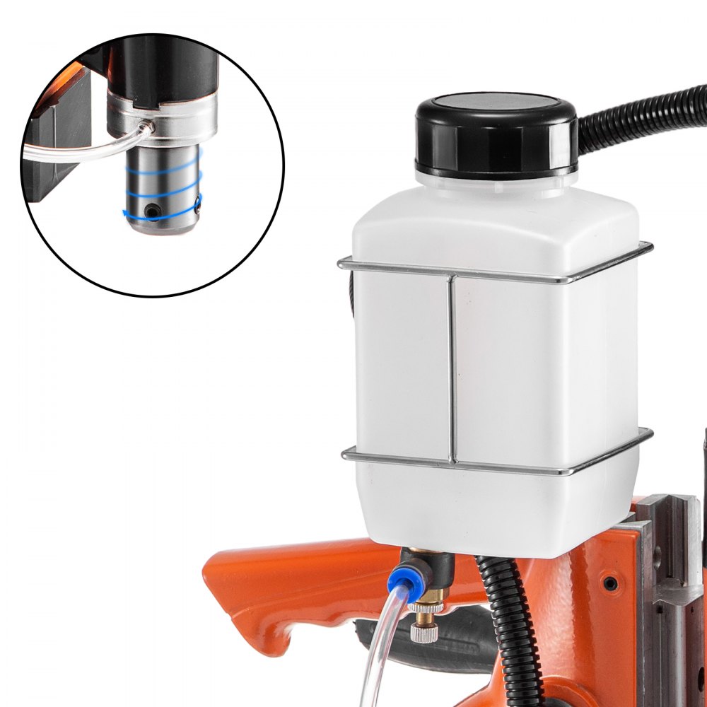 VEVOR Taladro de Base Magnética 10,000 N /1100 W 6 PCS Velocidad de 700 RPM