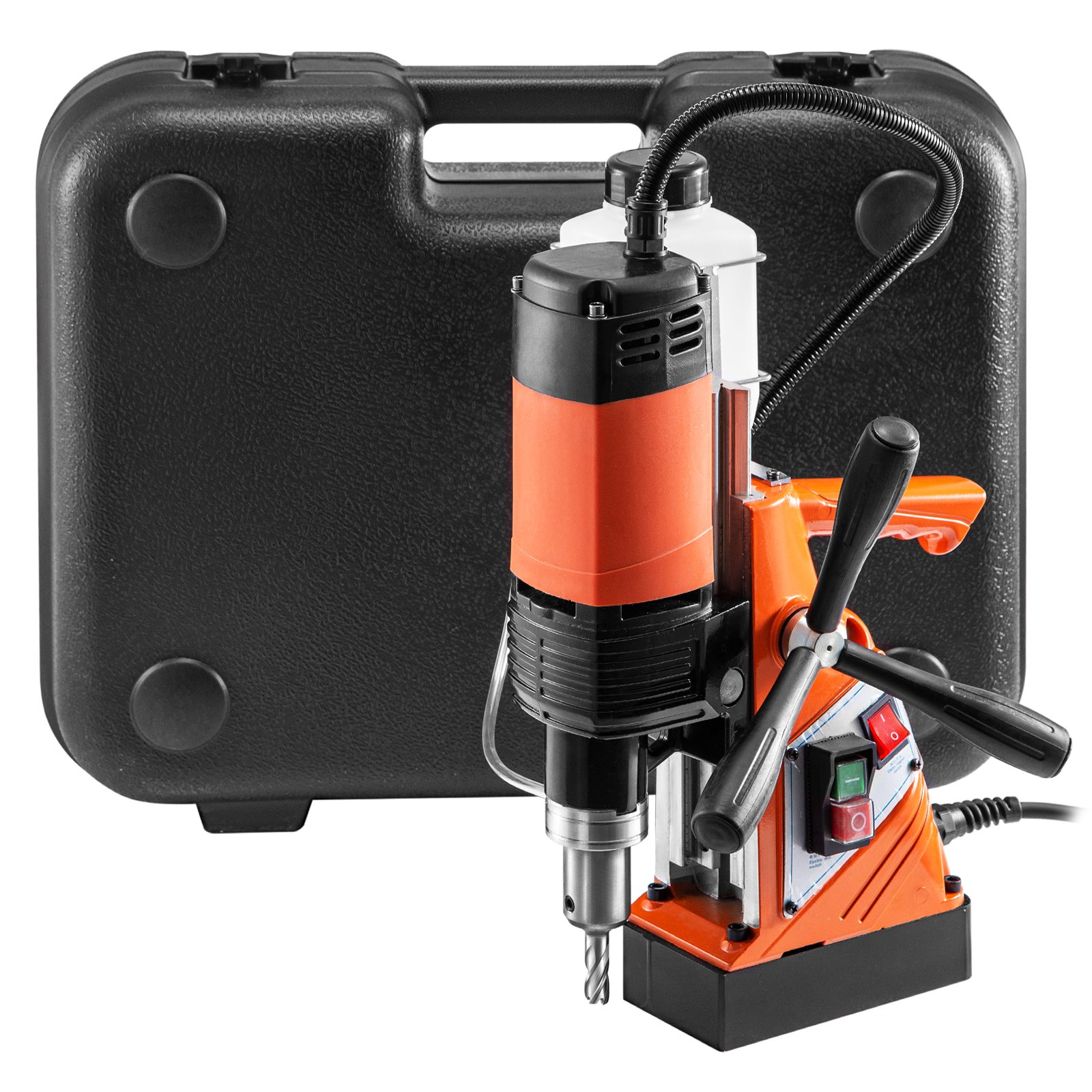 VEVOR Taladro de Base Magnética 10,000 N /1100 W 6 PCS Velocidad de 700 RPM