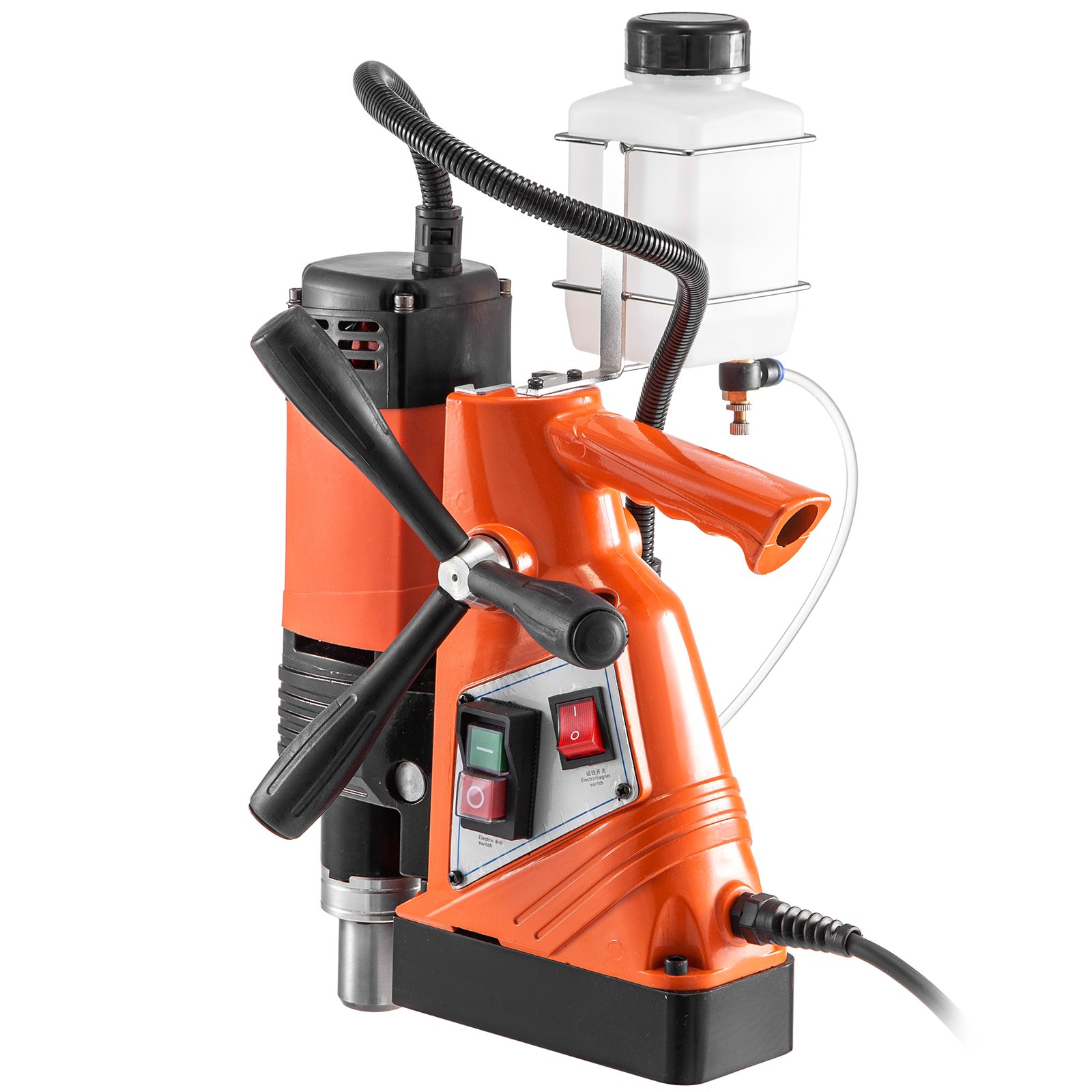 VEVOR Taladro de Base Magnética 10,000 N /1100 W 6 PCS Velocidad de 700 RPM