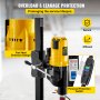VEVOR Perforadora de Hormigón Diamante 4.800 W Taladro de Columna Profesional 220 V Máquina Perforadora de Diamante Taladro Percutor con Brocas Taladro con Rueda, Diámetro Máximo de Perforación 305 mm