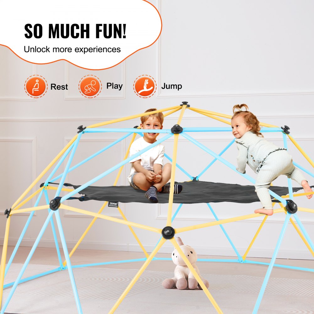 VEVOR Hammock, accessory for climbing dome, suitable for 304.8 cm climbing dome, load capacity 158 kg, outdoor climbing frame hammock (hammock only)