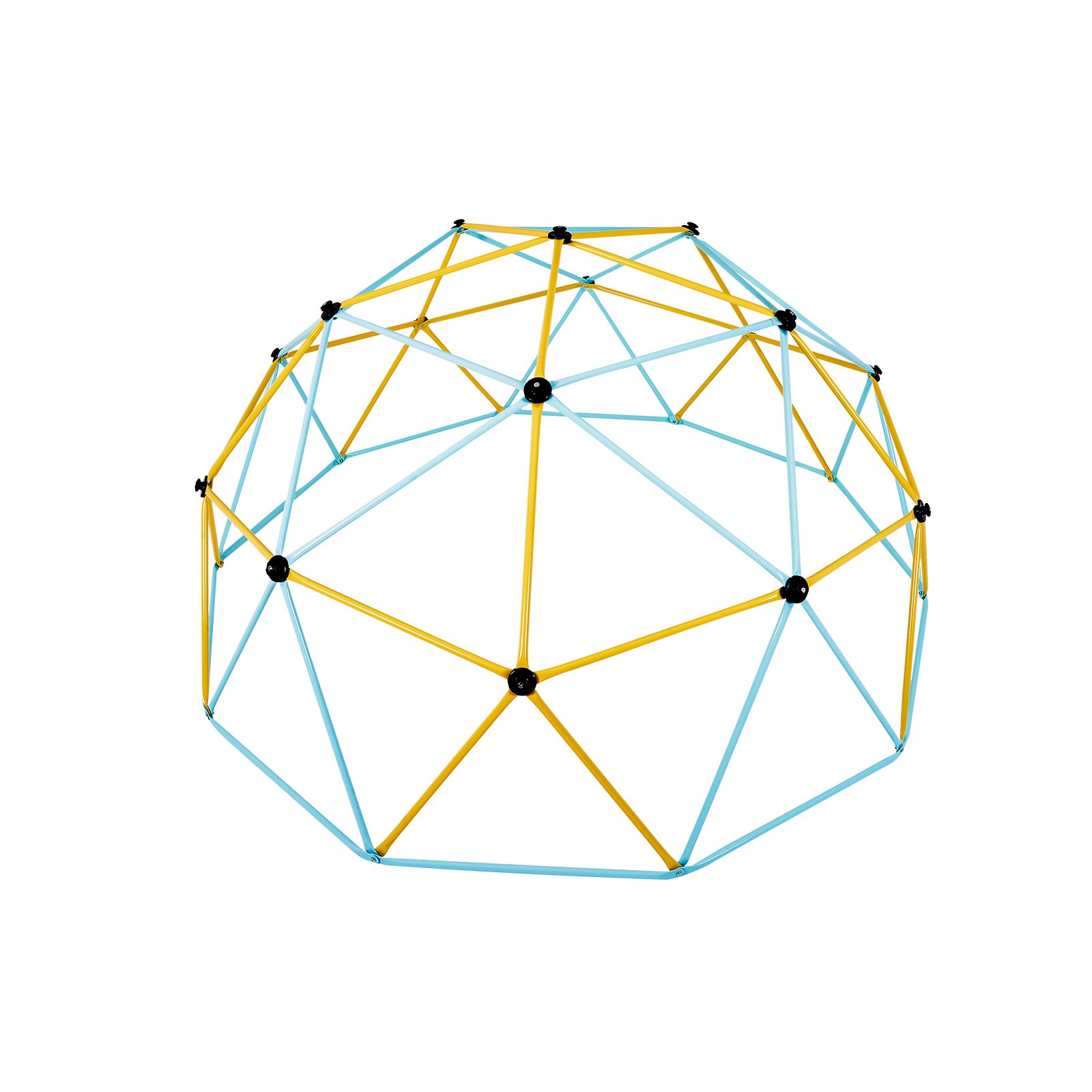 VEVOR Climbing Dome, 3.66 m geometric dome climbing play center for children aged 3 to 10 years, climbing frame with 340 kg load capacity, with climbing handles, outdoor play equipment for garden or backyard