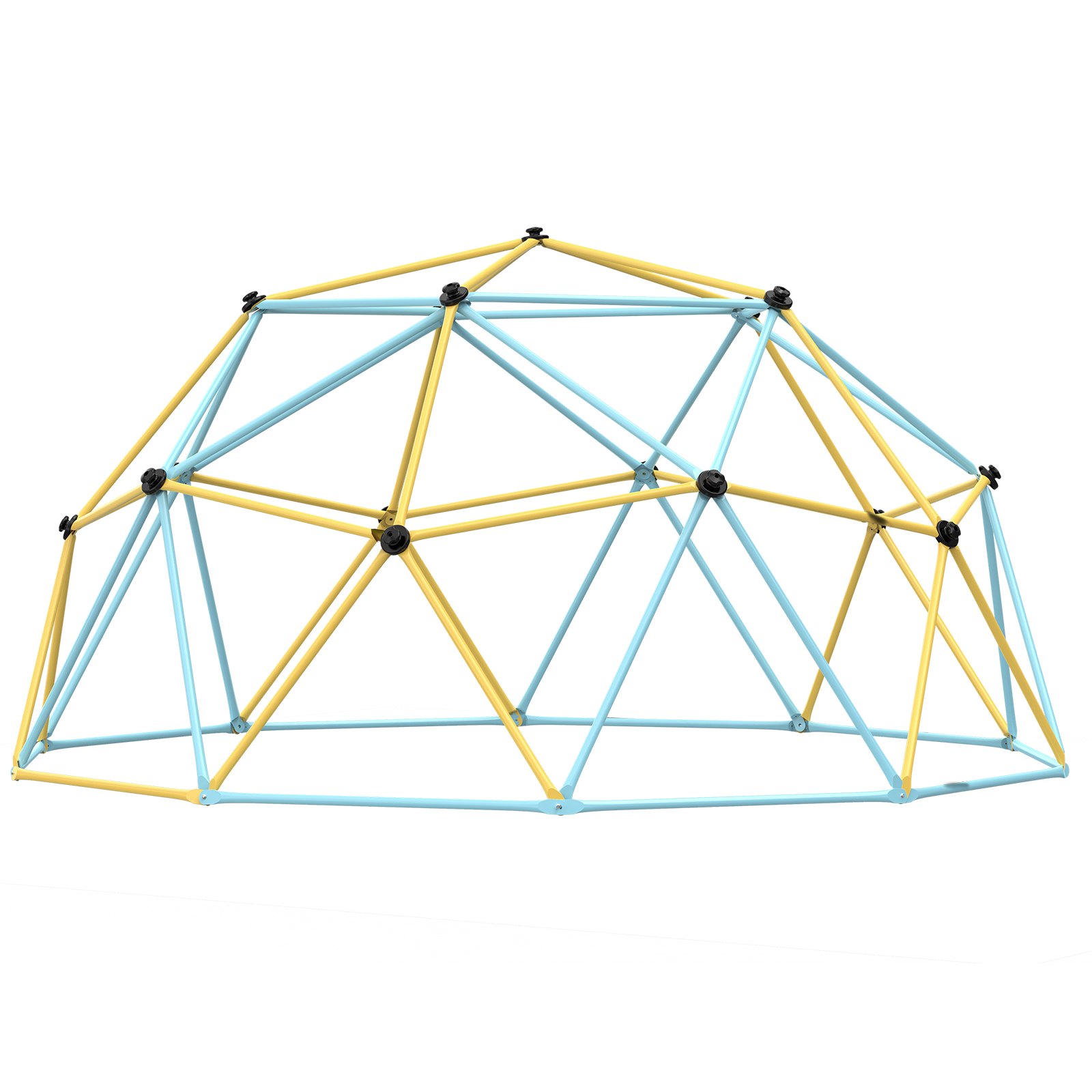 VEVOR Cúpula de Escalada, Centro de Juegos Escalador de Cúpula Geométrica para Niños de 3 a 10 Años con Agarre de Escalada, Equipo de Juego para Patio Trasero al Aire Libre, 366 x 366 x 182 cm
