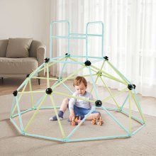 VEVOR Cúpula de Escalada 183 x 183 x 133,5 cm Juego de Cúpula Geométrica Capacidad de Carga de 270 kg para Niños de 3 a 10 Años Juego de Domo de Escalada para Jardín, Patio, Parque, Exterior