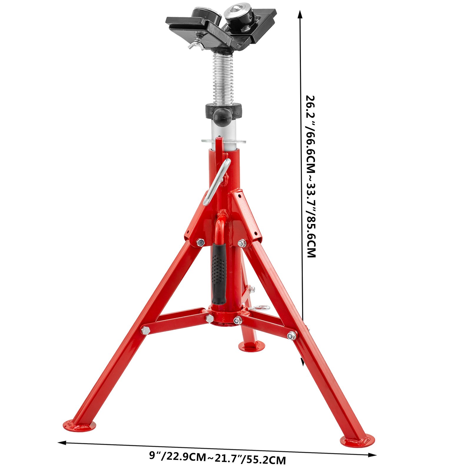 Soporte Para Tubería Plegable 1107b Transferencia De 2 Bolas De Forma V 4500lbs