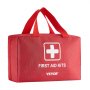 VEVOR Botiquín de Primeros Auxilios, Bolsa Grande de Supervivencia de Nailon 600D de 230 x 140 x 190 mm con 500 Piezas de Suministros Médicos para Viajes, Deportes y Emergencias al Aire Libre