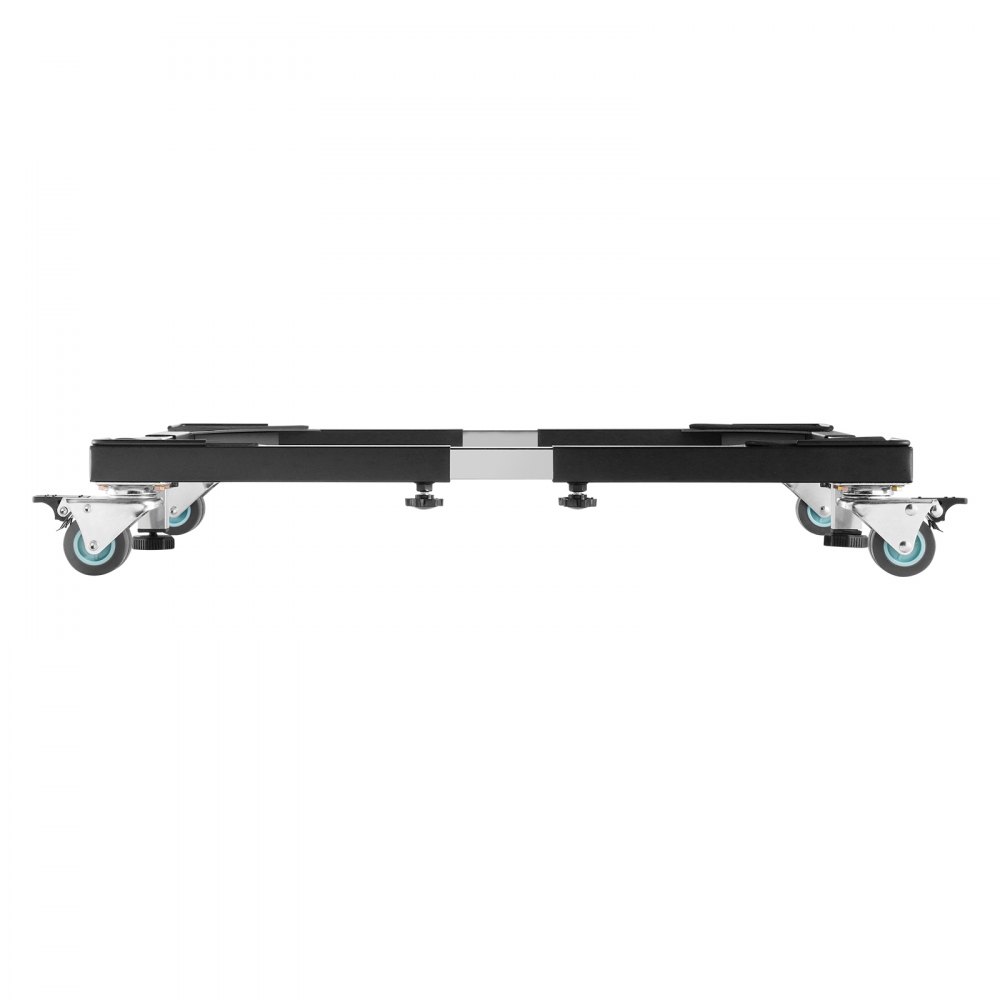 VEVOR Base Móvil para Muebles 930 x 810 x 100 mm con 8 Ruedas Gemelas con Bloqueo y 4 Frenos, Capacidad de Carga de 544 kg, Plataforma Rodante Ajustable de 584,2-929,64 mm para Lavadora, Frigorífico