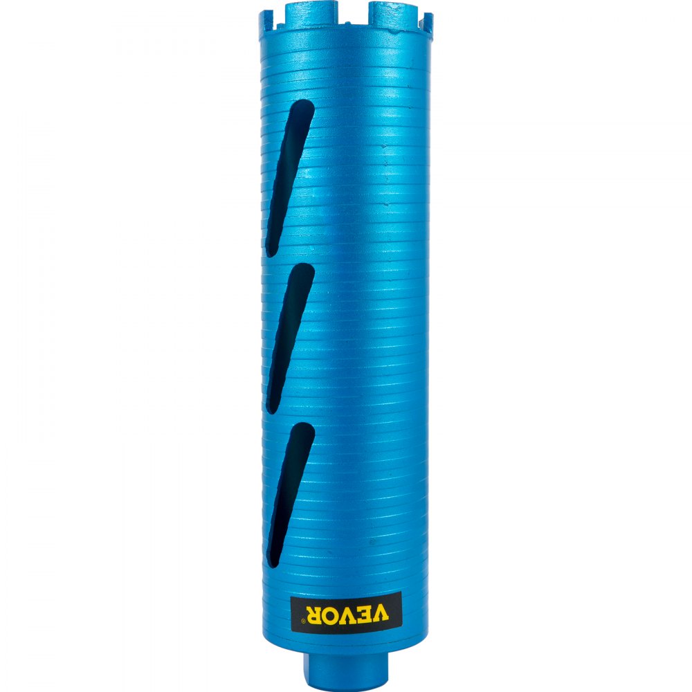 VEVOR Broca de núcleo seco, 3\"/76,2 mm de diámetro, vástago de 5/8\"-11 con broca piloto y hoja de 4,5\", herramienta de perforación de diamante de 9,5\"/241,3 mm de profundidad, brocas de sierra