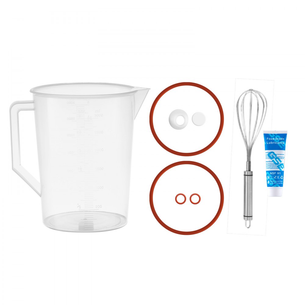 VEVOR Máquina de Granizados Comercial de 2 x 12 L 2 Tazones Máquina para Hacer Granizados de Bebidas Congeladas de Acero Inoxidable y PC con Panel de Control para Restaurantes Cafeterías Bares
