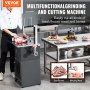 VEVOR Sierra de Cinta Eléctrica Comercial para Carne 550 W 792 x 535 x 1488 mm