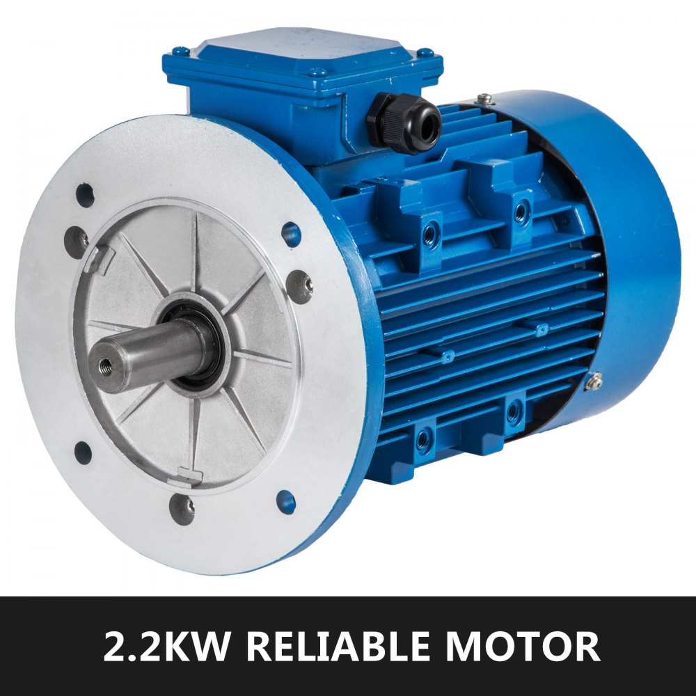 Electric Motor 2.2kw B14 2 Polos 3phase ø24mm Aluminio Base Rígida 400v Ac
