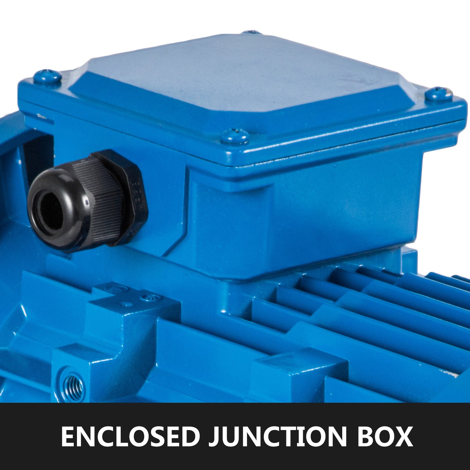 Electric Motor 2.2kw B14 2 Polos 3phase ø24mm Aluminio Base Rígida 400v Ac