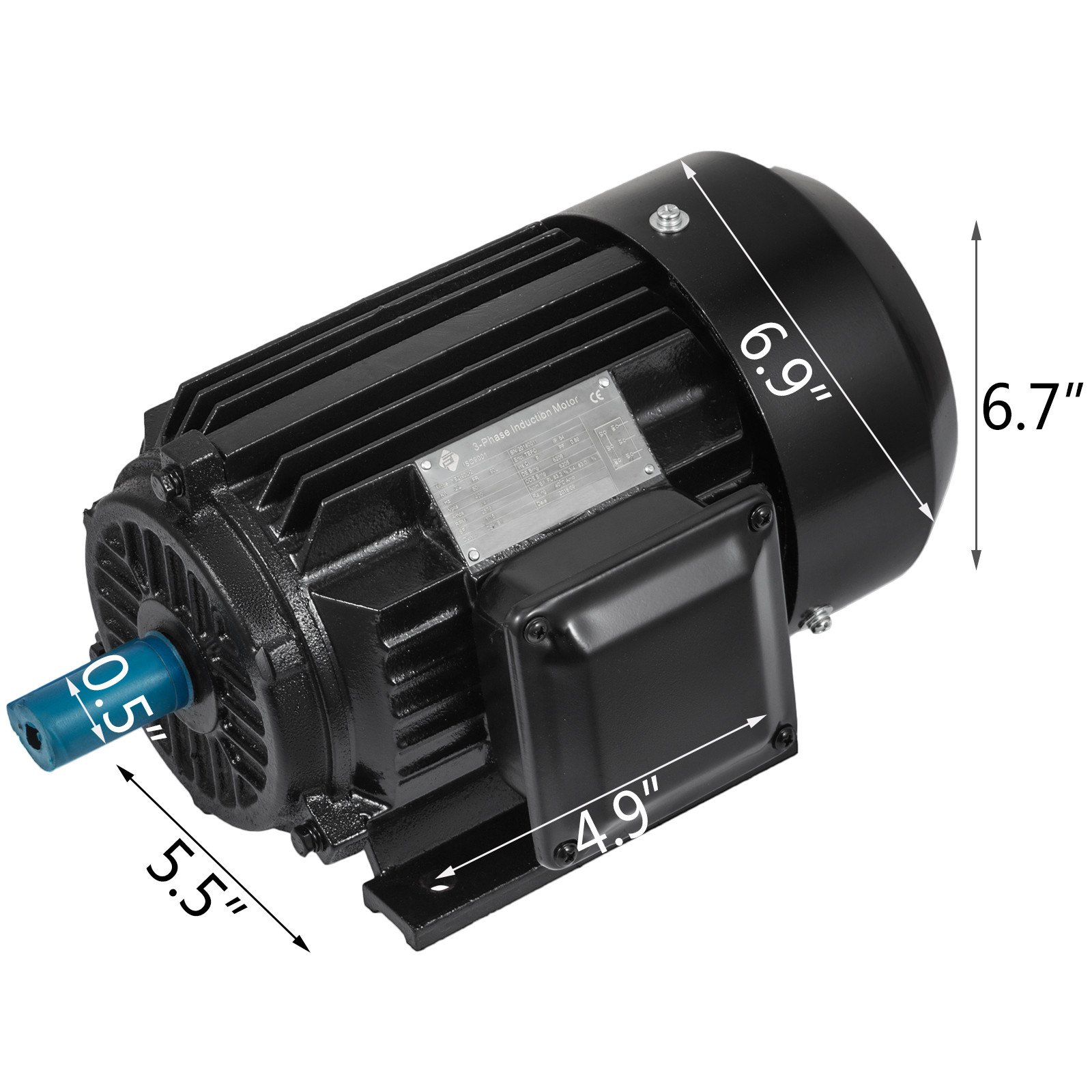 Motor De Corriente Alterna 3000 U/min Motor Asíncrono Trifásico B3 Montaje 2.2kw