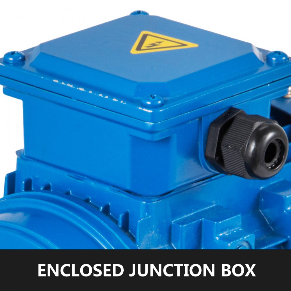 Motor Eléctrico Ca 370w 1500rpm Motor Asíncrono Trifásico B3 Montaje 4 Polos