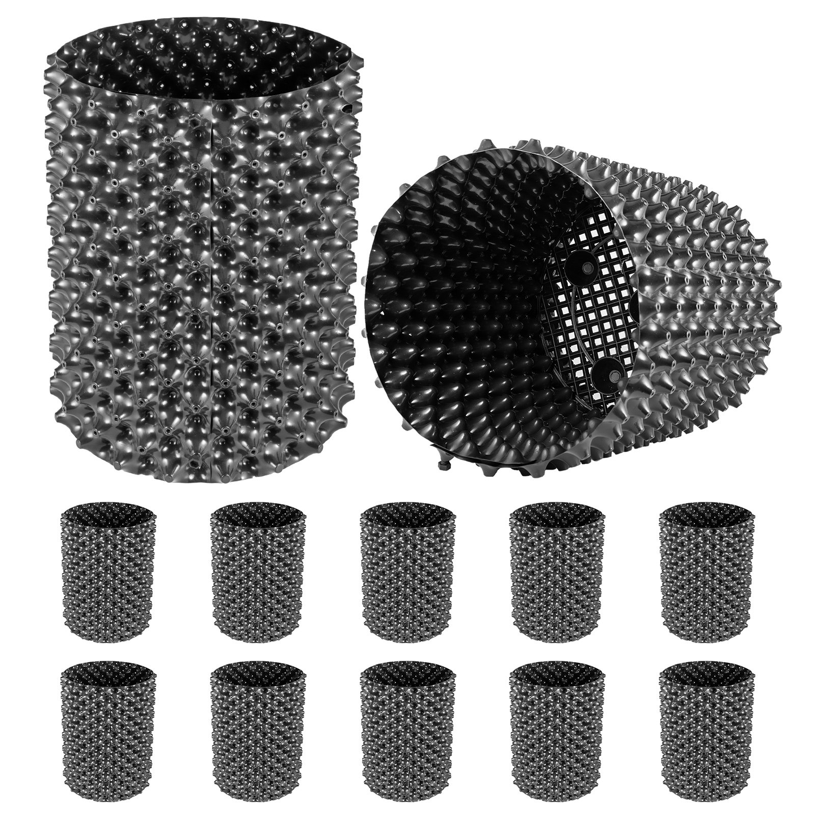 Vevor Maceta Contenedor 12pcs Maceta Air Pot 30x40cm 28l Maceta De Poda De Aire
