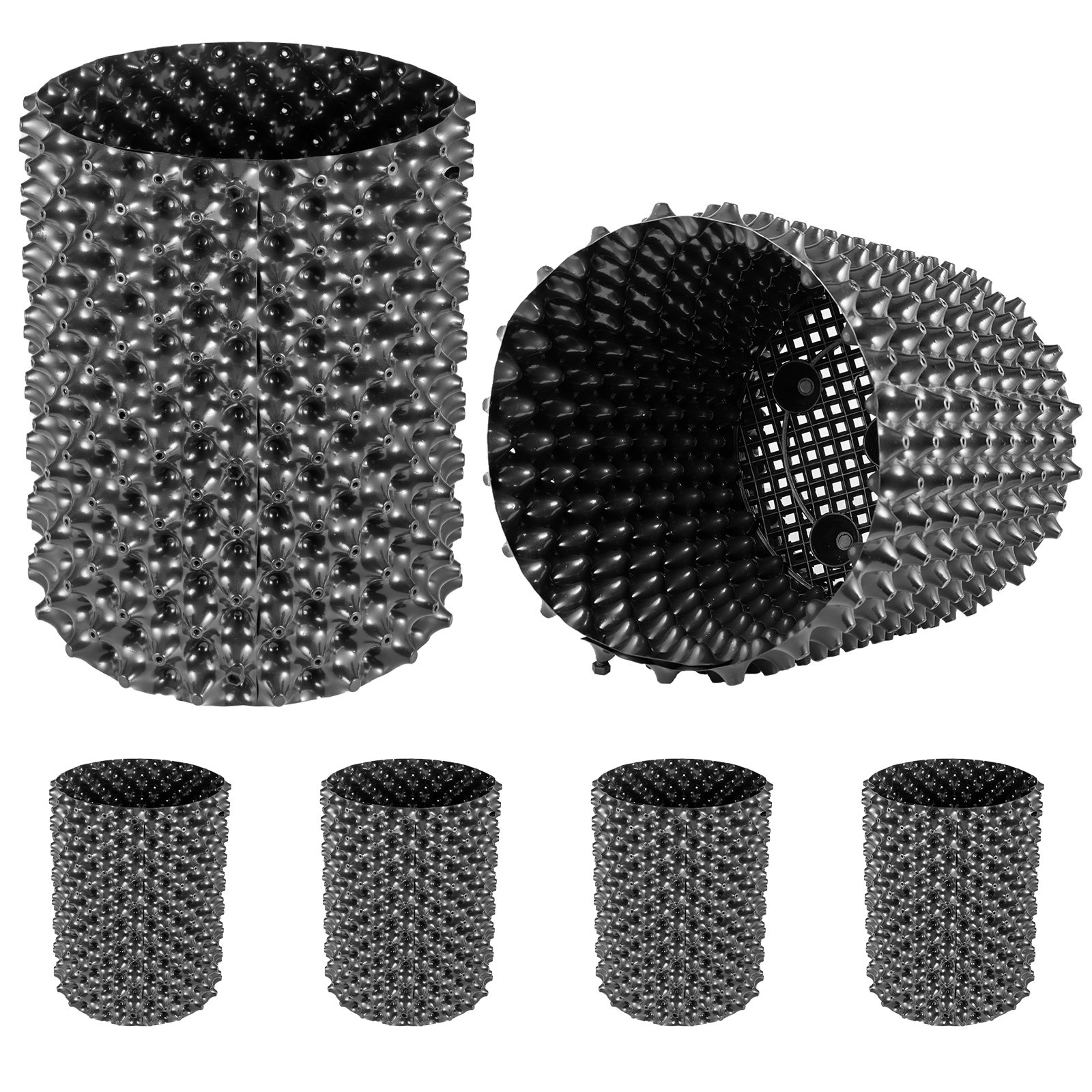 Vevor Maceta Contenedor 6pcs Maceta Air Pot 30x40cm 28l Maceta De Poda De Aire