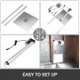 VEVOR Kit de Abridor de Puerta de Gallinero 32 x 30cm Puerta Automática para Gallinero con Temporizador de Abridor de Puerta de Gallinero de Sensor