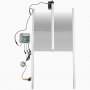 VEVOR Abridor de puerta de gallinero Tamaño de 52 x 96cm Puerta automática para gallinero de control remoto de la velocidad de motor de 5mm/s
