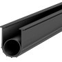 VEVOR Door Seal Garage Door Seals 4.8 m, Rubber Sealing Strip Protection against Air, Moisture & Dust, Door Seal Door Sealing Tape Black Suitable for Garage Doors, Roller Doors, Roller Shutters etc.