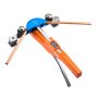 VEVOR Kit de Dobladora de Tubos de 6 a 22 mm, Herramienta Manual Compacta de Trinquete para Doblar Tubos, con Matrices de Aleación de Aluminio de 7 Colores, para Cobre, HVAC, Aire Acondicionado