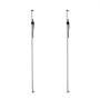 VEVOR Cargo Bar, Ratcheting Cargo Bar Adjustable from 2261mm to 2642mm, Heavy-duty Steel Cargos Stabilizer with Non-Slip Foot Pad, Truck Bed Load Lock Bars for Box Truck, Semi-Trailer, Trailer (2PCS)