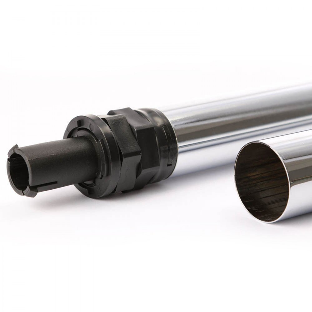 Barra con Mecanismo de Bloqueo de 50 mm Portátil para Pole Dance Striptease Exótico Fitness SILVER