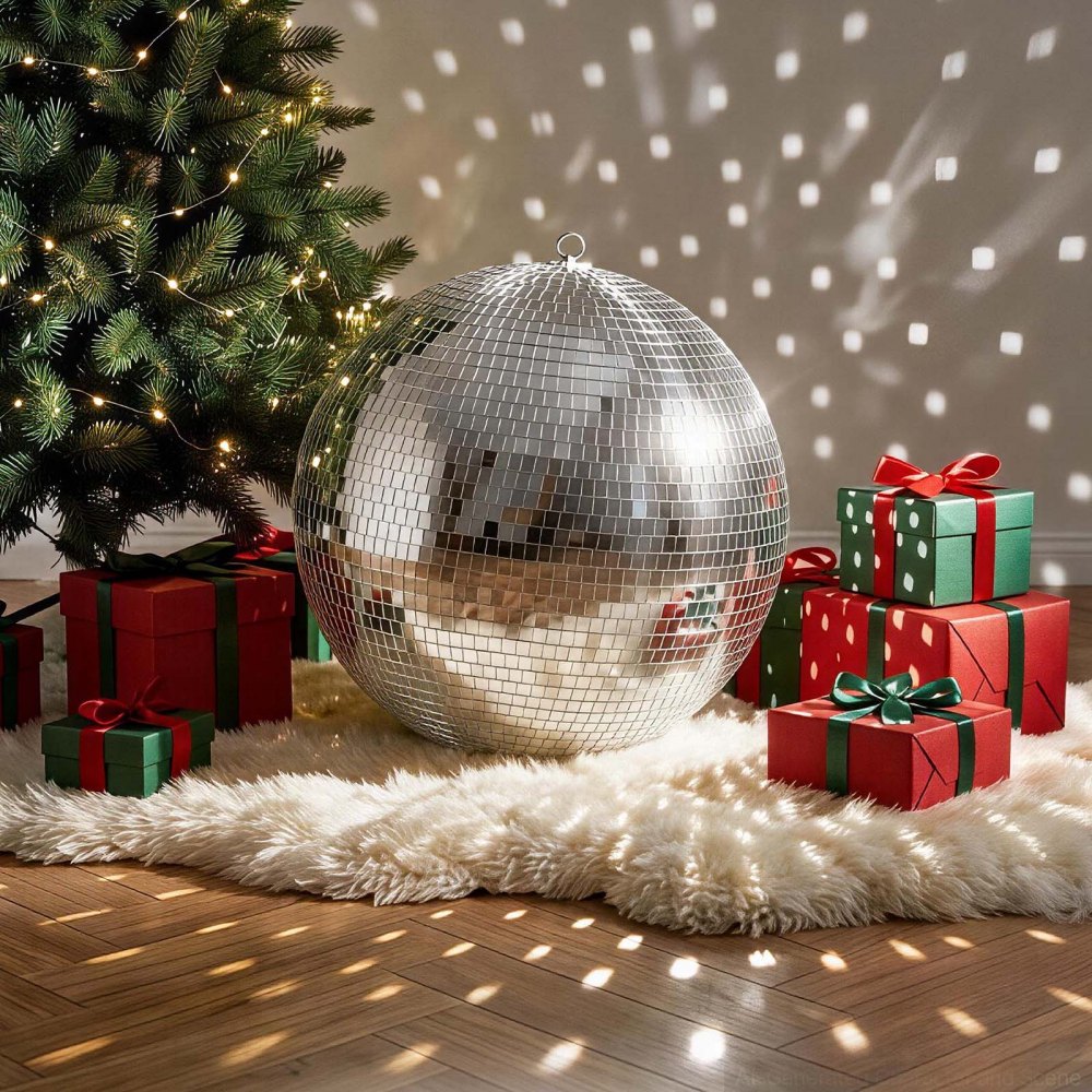 VEVOR Bola de Discoteca Diámetro de 400 mm Bola Disco de Espejos con Gancho, Decoración para Fiestas Festivales de Música Bodas Cumpleaños, Efecto de Reflexión, Kit de Guantes y Repuesto de Espejos