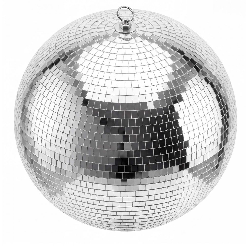 VEVOR Bola de Discoteca Diámetro de 400 mm Bola Disco de Espejos con Gancho, Decoración para Fiestas Festivales de Música Bodas Cumpleaños, Efecto de Reflexión, Kit de Guantes y Repuesto de Espejos