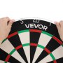 VEVOR Diana de 450 mm, Profesional, Autorreparadora, Giratorio y Extraíble, de Fibra de Sisal, con Diana sin Grapas, Alambre de Cuchilla y Anillo Giratorio, Ideal para Salas de Juegos en Casa