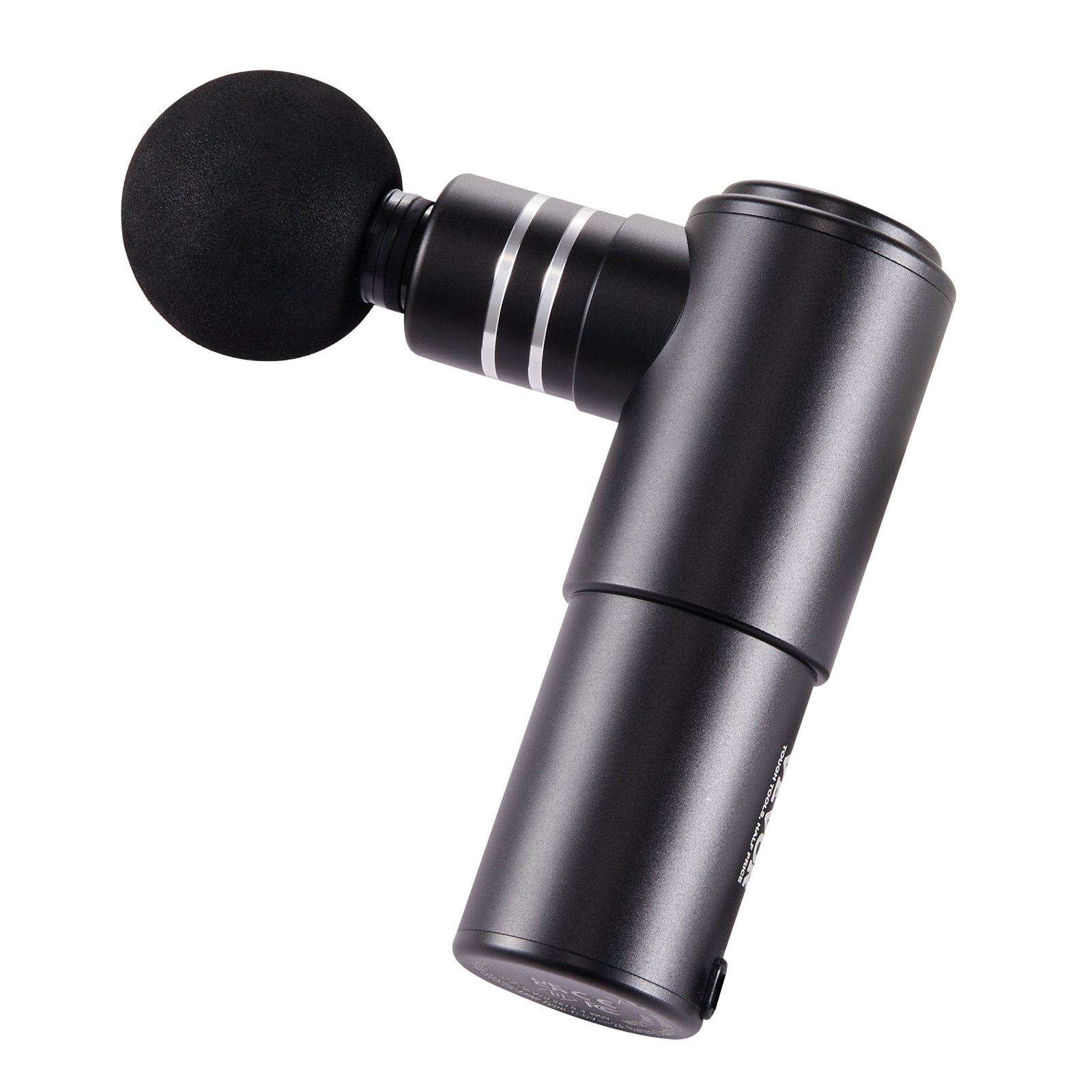 VEVOR Deep Tissue Massage Gun, Percussion Mini Muscle Massage Gun for Athletes – with 4 Speed Levels and 4 Massage Heads, 12V 2500mAh Batteries, Handheld Massage Gun