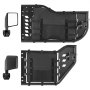 VEVOR Puerta Tubular para Jeep, 4 Puertas, Compatibles con Gladiator JT 2020-2026 y Jeep Wrangler JL 2018-2026, Puertas de Tubo Traseras y Delanteras de Acero con Pestillos, Bolsa, Espejos Laterales