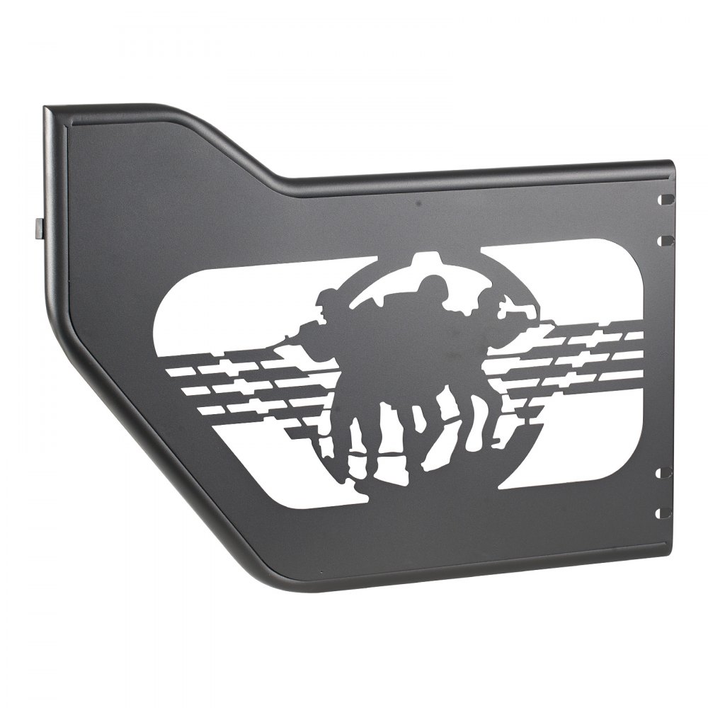 VEVOR Puertas Tubulares para Jeep, 4 Puertas, Compatibles con Jeep Wrangler JL 2018-2026 y Gladiator JT 2020-2026, con Diseño de Soldado, Delanteras y Traseras Tubulares, con Espejos Laterales