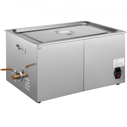 VEVOR Limpiador Ultrasónico 26-30L, Temporizador Digital Objetos Metálicos Limpieza Soporte