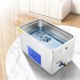 VEVOR 30 L Ultrasonic Cleaning Device with Heater 600 W Stainless Steel Ultrasonic Cleaner for Glasses, Jewelry, Dentures, Coins, etc.
