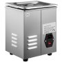 VEVOR Limpiador Ultrasónico 2L, 60W Limpiador Ultrasónico Profesional de Acero Inoxidable, Máquina de Limpieza Ultrasónica Potente Frecuencia de 40 kHz con Pantalla LED para Joyas, Reloj, Gafas