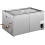 VEV JPS-80A Ultrasonic Cleaner 22L Ultrasonic Cleaner Stainless Steel with Digital Display for Jewelry, Glasses and Teeth
