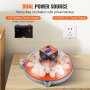 Incubadora de huevos VEVOR, incubadoras para huevos para incubar, giro automático de huevos, 24 huevos