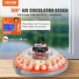 Incubadora de huevos VEVOR, incubadoras para huevos para incubar, giro automático de huevos, 48 huevos