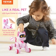 VEVOR RC Gato Robot Juguete Habla Baila Programa de Control Remoto para Niños