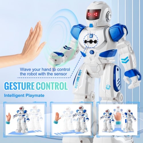 Perro Robot Juguetes Robot Para Niu00f1os, Control De Voz, Con