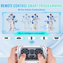 VEVOR RC Robot Juguete Habla Baila Gestos Control Remoto Programable para Niño