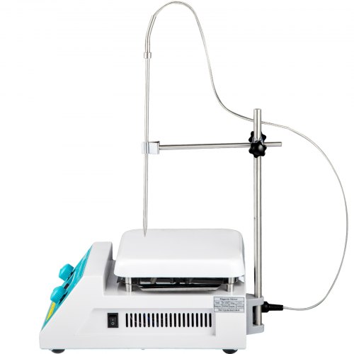 VEVOR Agitador Magnético con Placa Calefactora 2000RPM Mezcladora para Laboratorio con Pantalla Digital LED 2L 280°C Placa de Calefacción con Soporte de Investigación Científica, Estudios Laboratorios