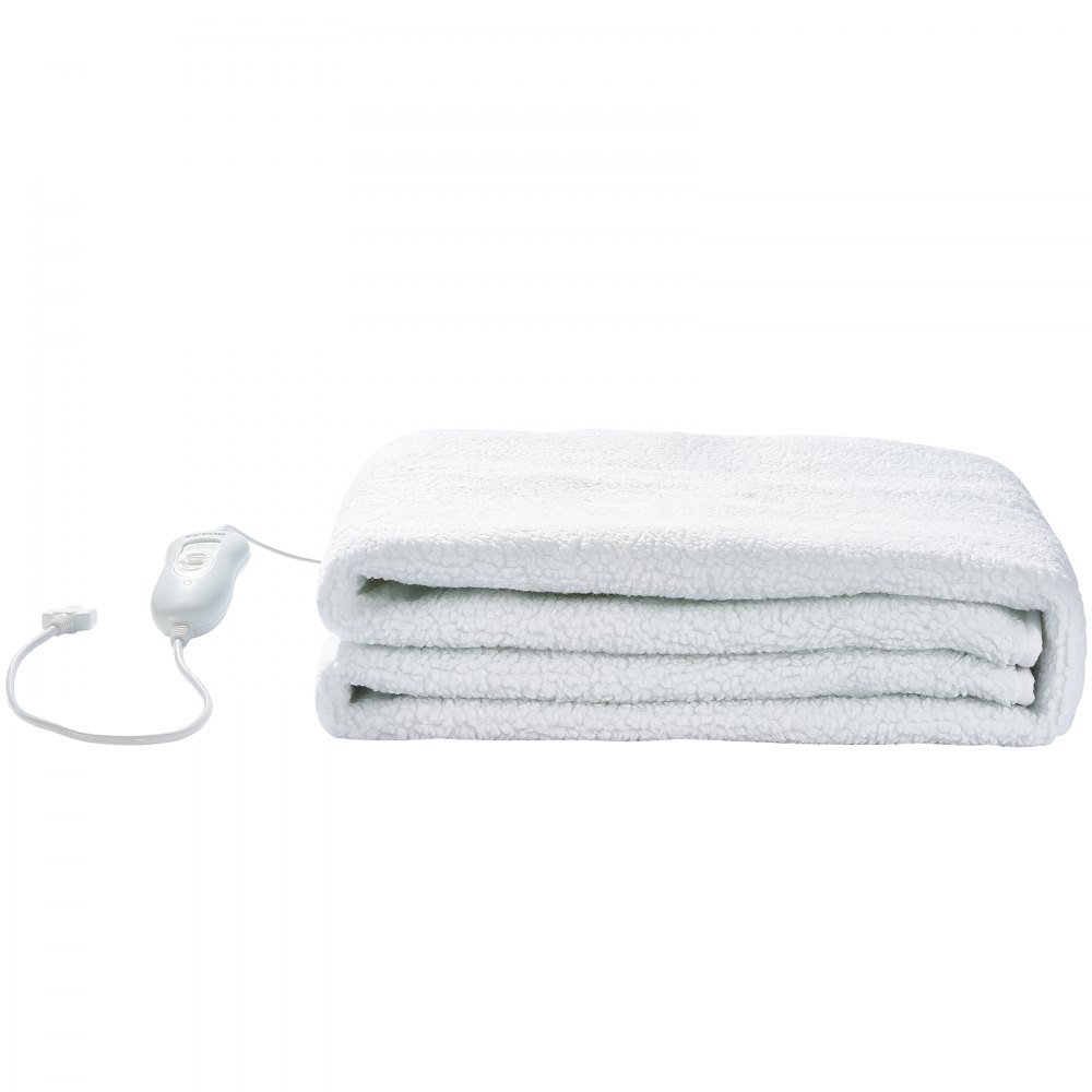 VEVOR Almohadilla Térmica Profesional de Cama Masaje 1795 x 770 x 13 mm Blanco