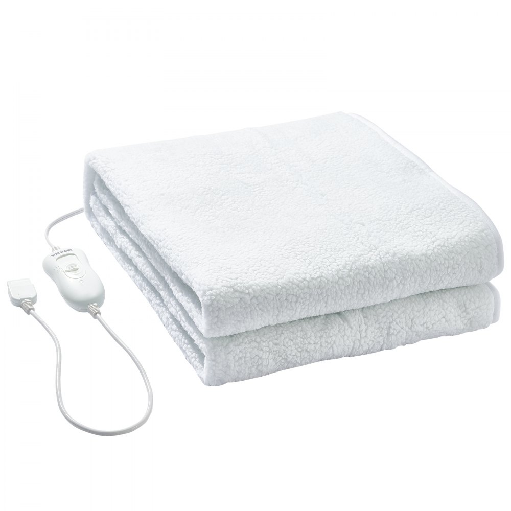 VEVOR Almohadilla Térmica Profesional de Cama Masaje 1795 x 770 x 13 mm Blanco